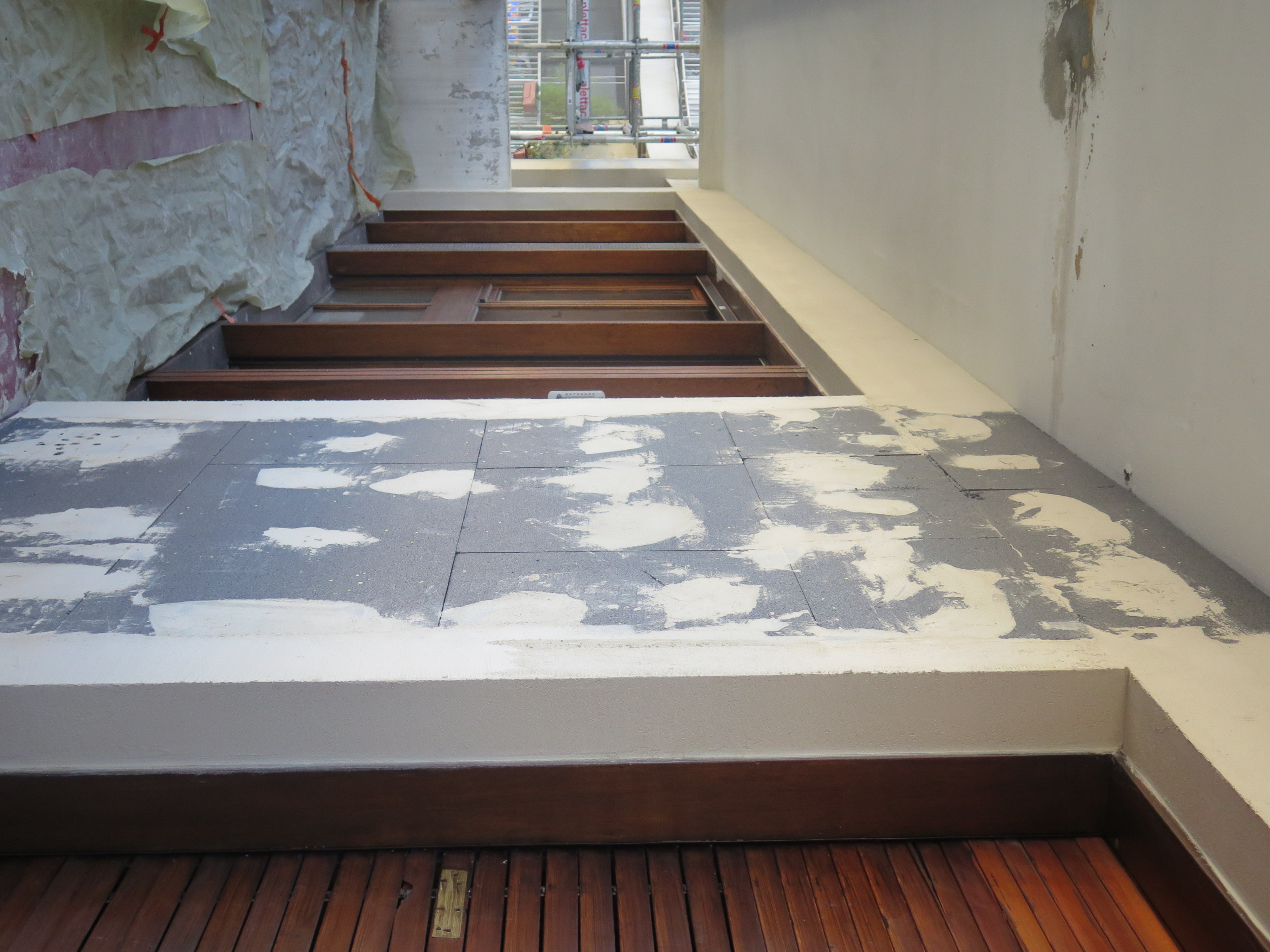 Photo de l'isolation des façades de la résidence Beccaria par l'extérieur