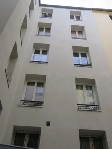 Façade sur cour après ITE
